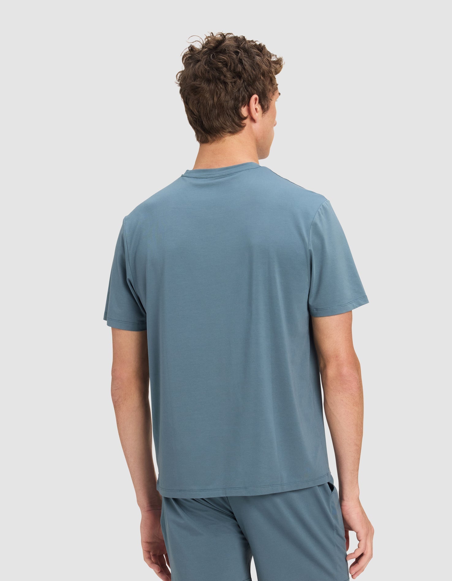 Men's First Layer Pajama Short Sleeve Tee & Pant Set