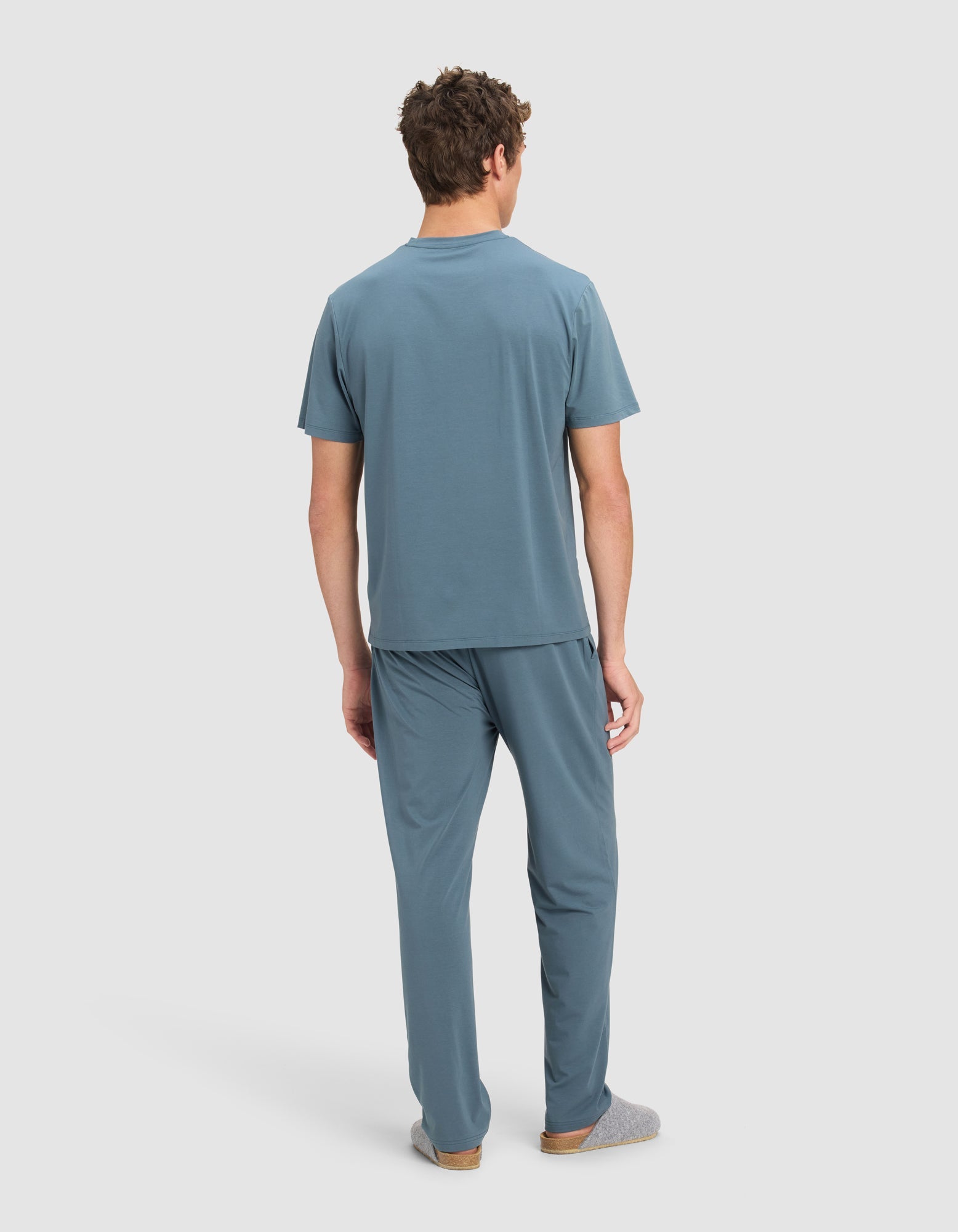 Men's First Layer Pajama Short Sleeve Tee & Pant Set