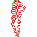 Canada Pattern Print Design 05 Women's Long Pajama Set